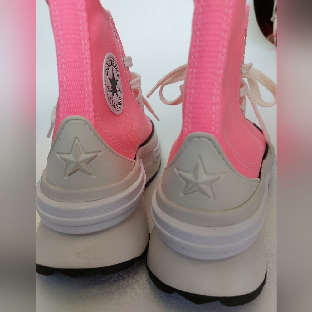 Converse Women's Run Star Legacy CX Hi Canvad Electric Blush High-Top Sneakers - Picture 4 of 6